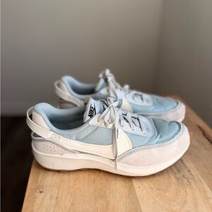 Nike Waffle Debut Light Pumice Photon Dust Athletic Sneakers blue W 8.5 Shoes